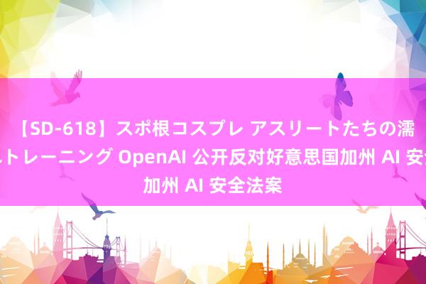 【SD-618】スポ根コスプレ アスリートたちの濡れ濡れトレーニング OpenAI 公开反对好意思国加州 AI 安全法案