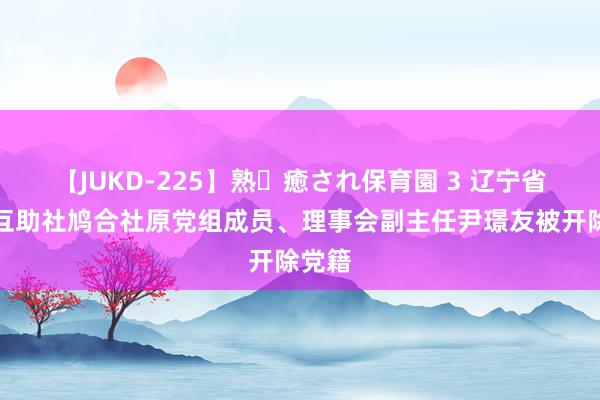 【JUKD-225】熟・癒され保育園 3 辽宁省供销互助社鸠合社原党组成员、理事会副主任尹璟友被开除党籍