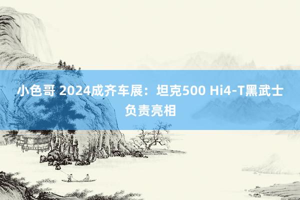 小色哥 2024成齐车展：坦克500 Hi4-T黑武士负责亮相