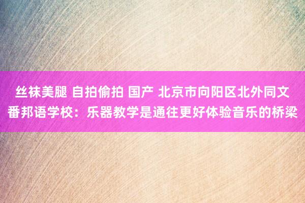 丝袜美腿 自拍偷拍 国产 北京市向阳区北外同文番邦语学校：乐器教学是通往更好体验音乐的桥梁