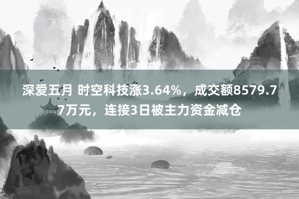 深爱五月 时空科技涨3.64%，成交额8579.77万元，连接3日被主力资金减仓